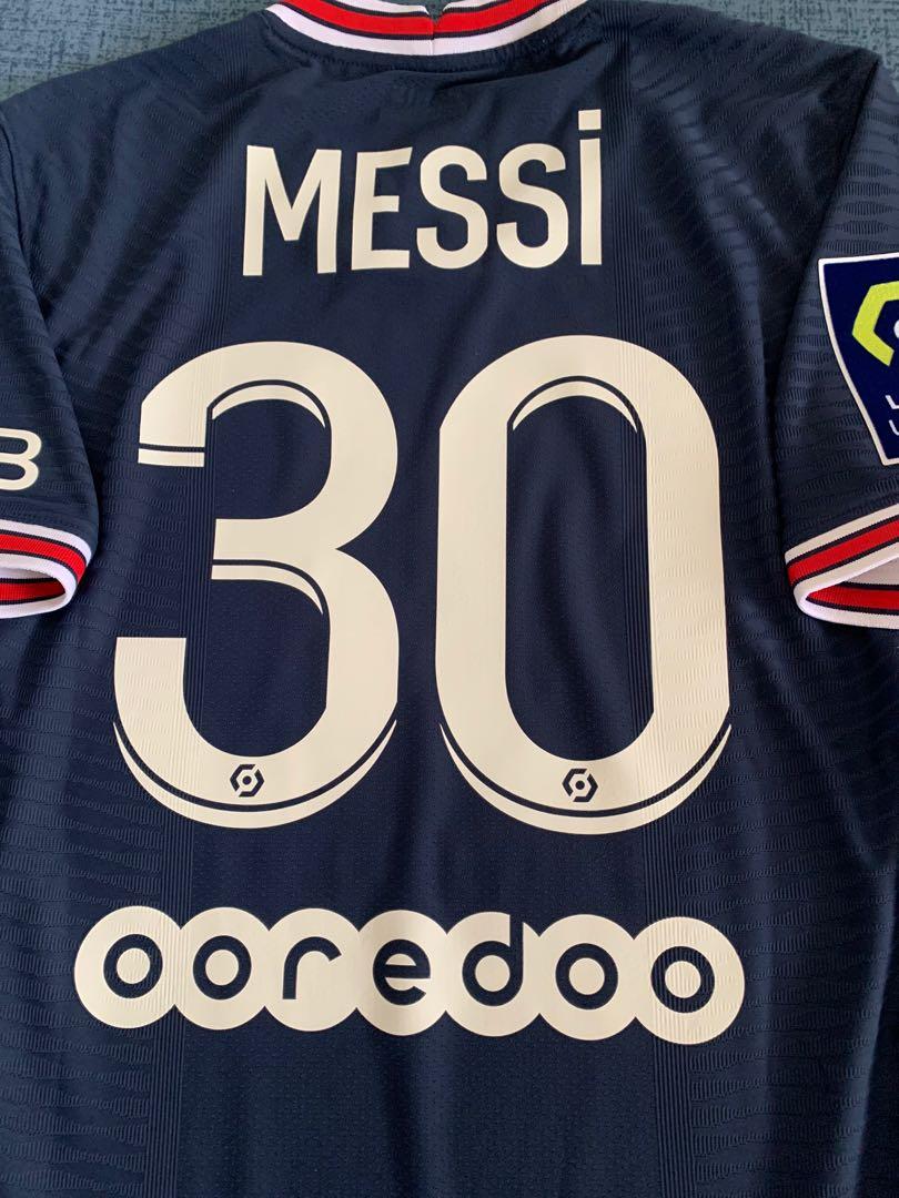 Nike Paris Saint-Germain Away Vapor Match Shirt 2021-22 With Messi