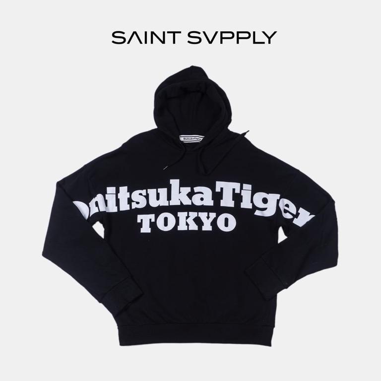 Onitsuka Tiger Pull Over Hoodie, Men's Fashion, Coats, Jackets and  Outerwear on Carousell