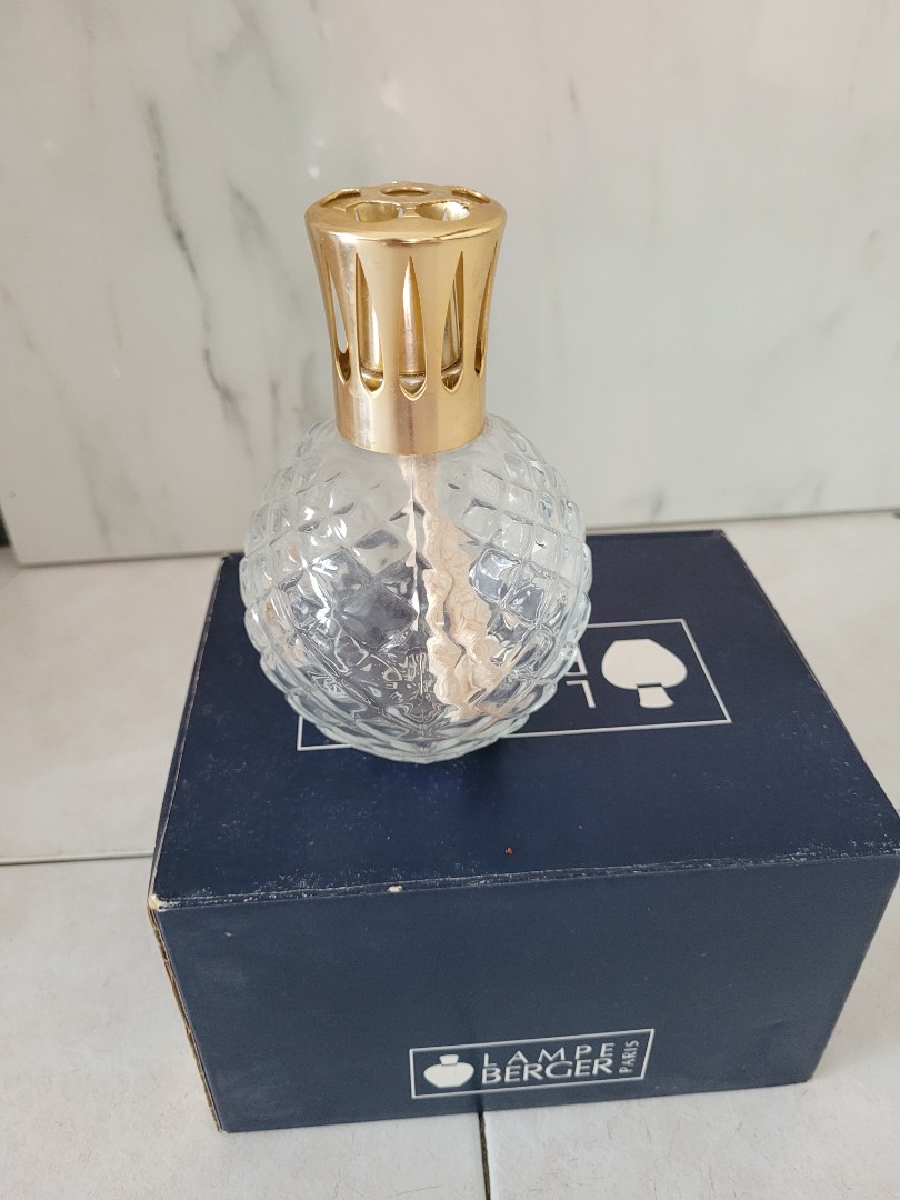 Original Crystal Lampe Berger Paris with Wick, Furniture & Home Living