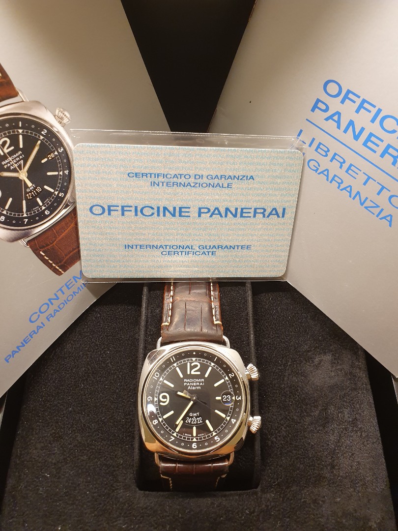 Panerai PAM98 GMT Alarm Clock Full Set Carousell
