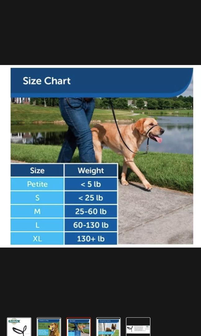 gentle leader size chart