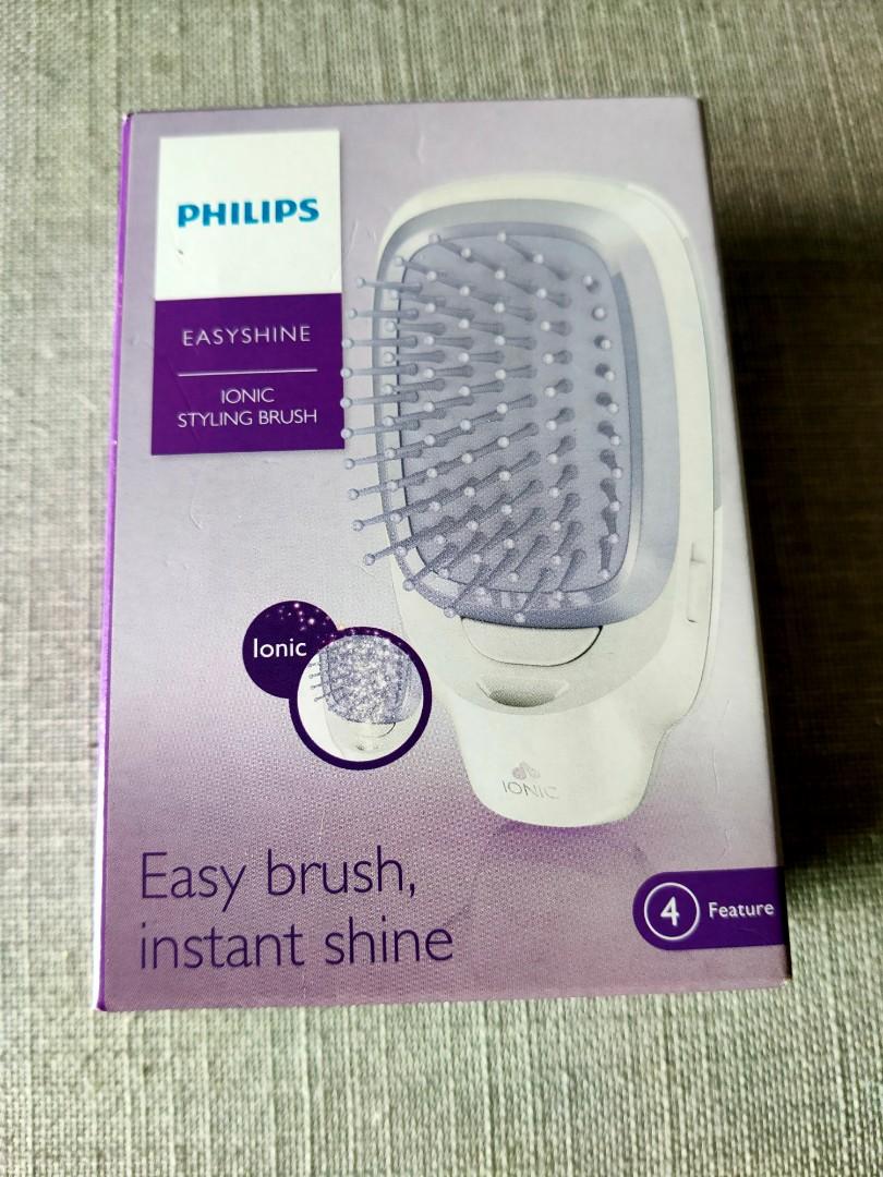 Philips Hairbrush EasyShine Ionic styling brush HP4588/00, Beauty