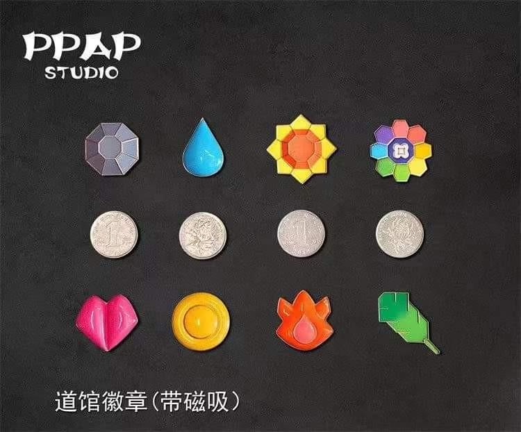 Kanto Gym Badge Magnets (8-Pack)