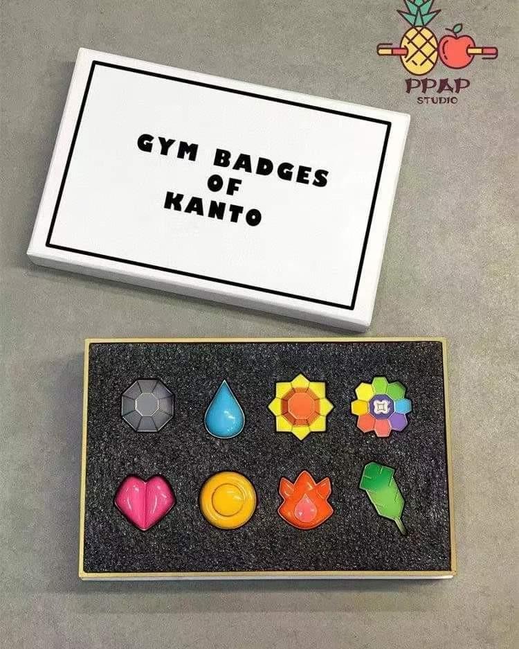 Kanto Gym Badge Magnets (8-Pack)