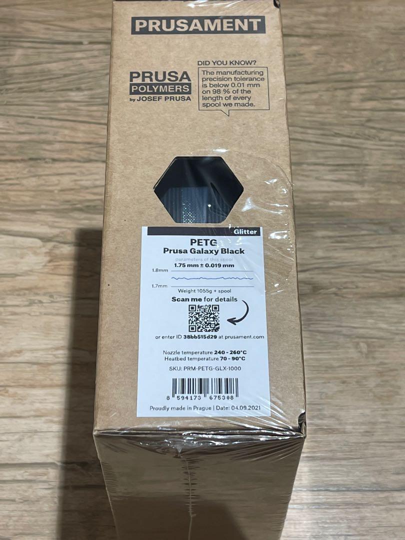 Prusament PETG Galaxy Black, Computers & Tech, Printers, Scanners