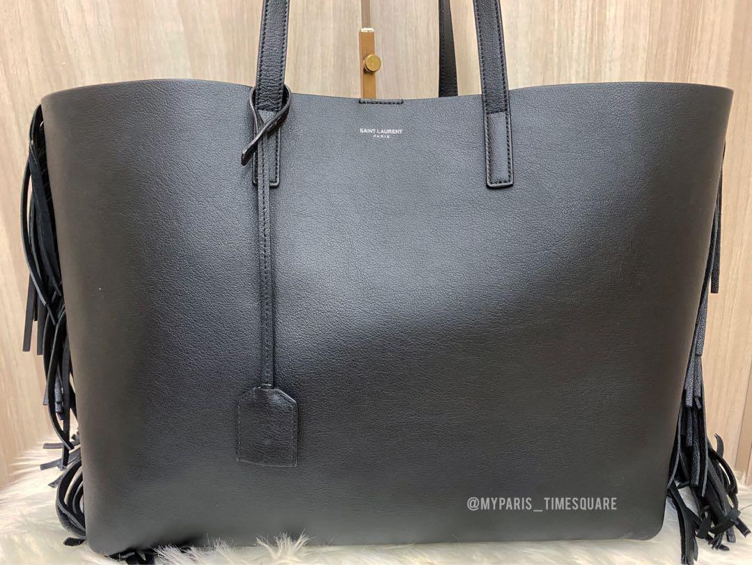 Saint laurent fringe tote top