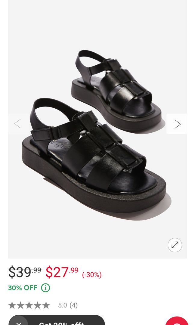 cotton on platform sandals