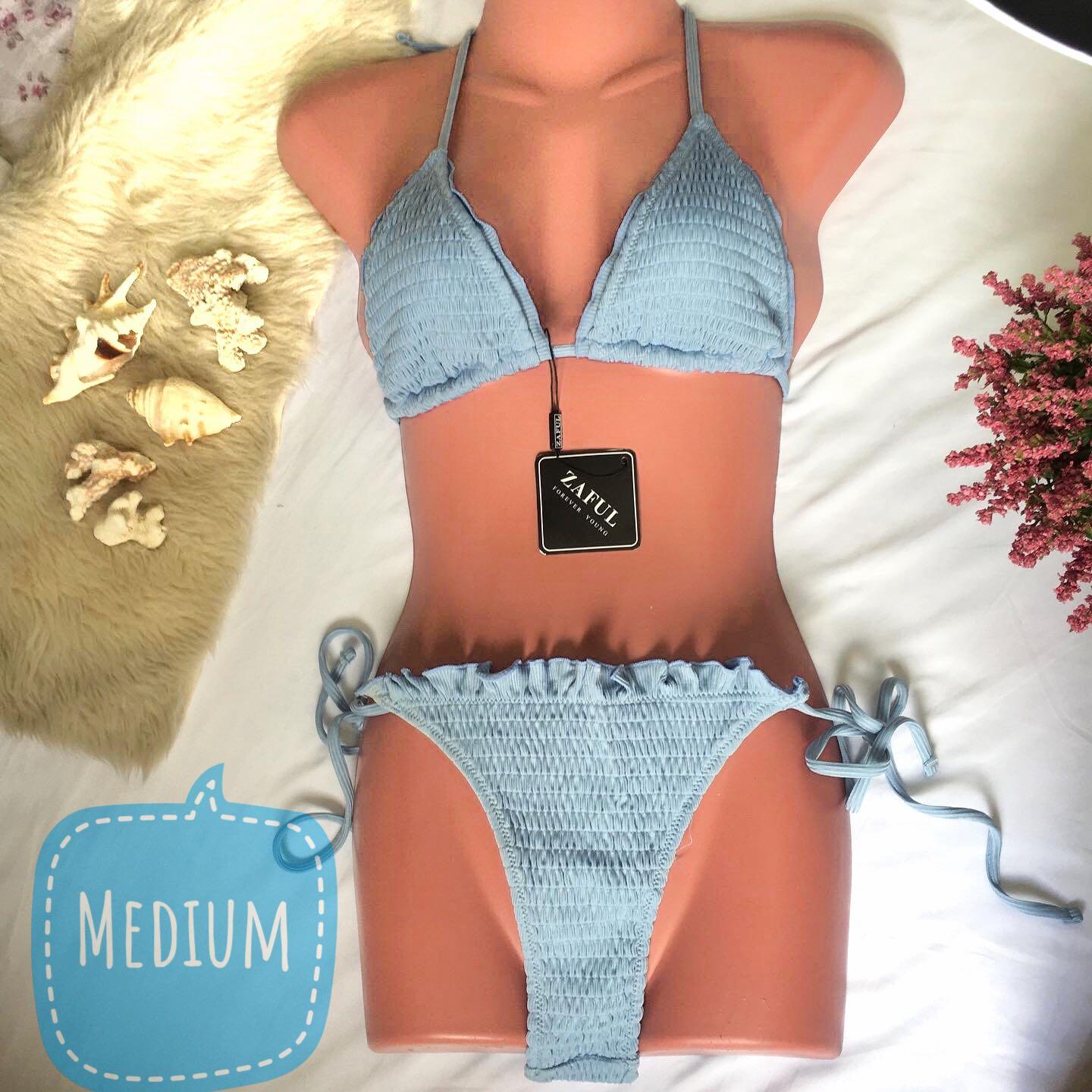 Shein Smocked Two piece swimsuit, Women