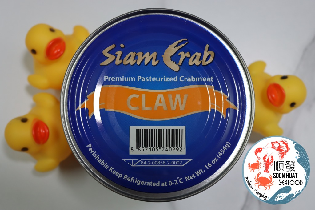 Siam Crab Premium Canned Crab Meat ( CLAW ), Food & Drinks, Chilled