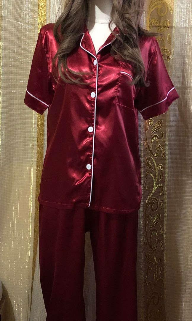 Silk terno pajama deals