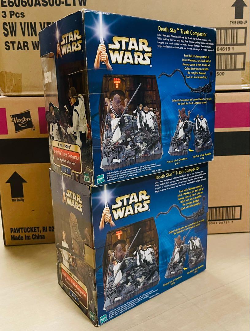 Star Wars Death Star Trash Compactor Luke Skywalker Han Solo Princess