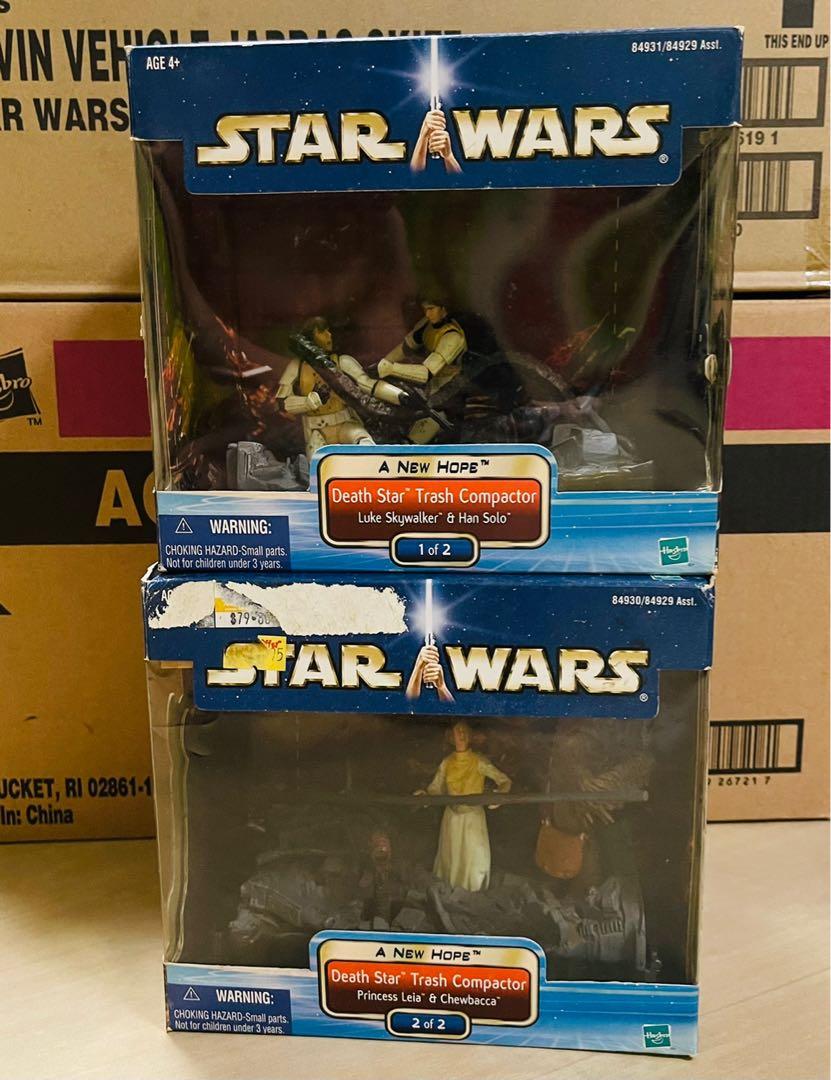 Star Wars Death Star Trash Compactor Luke Skywalker Han Solo Princess