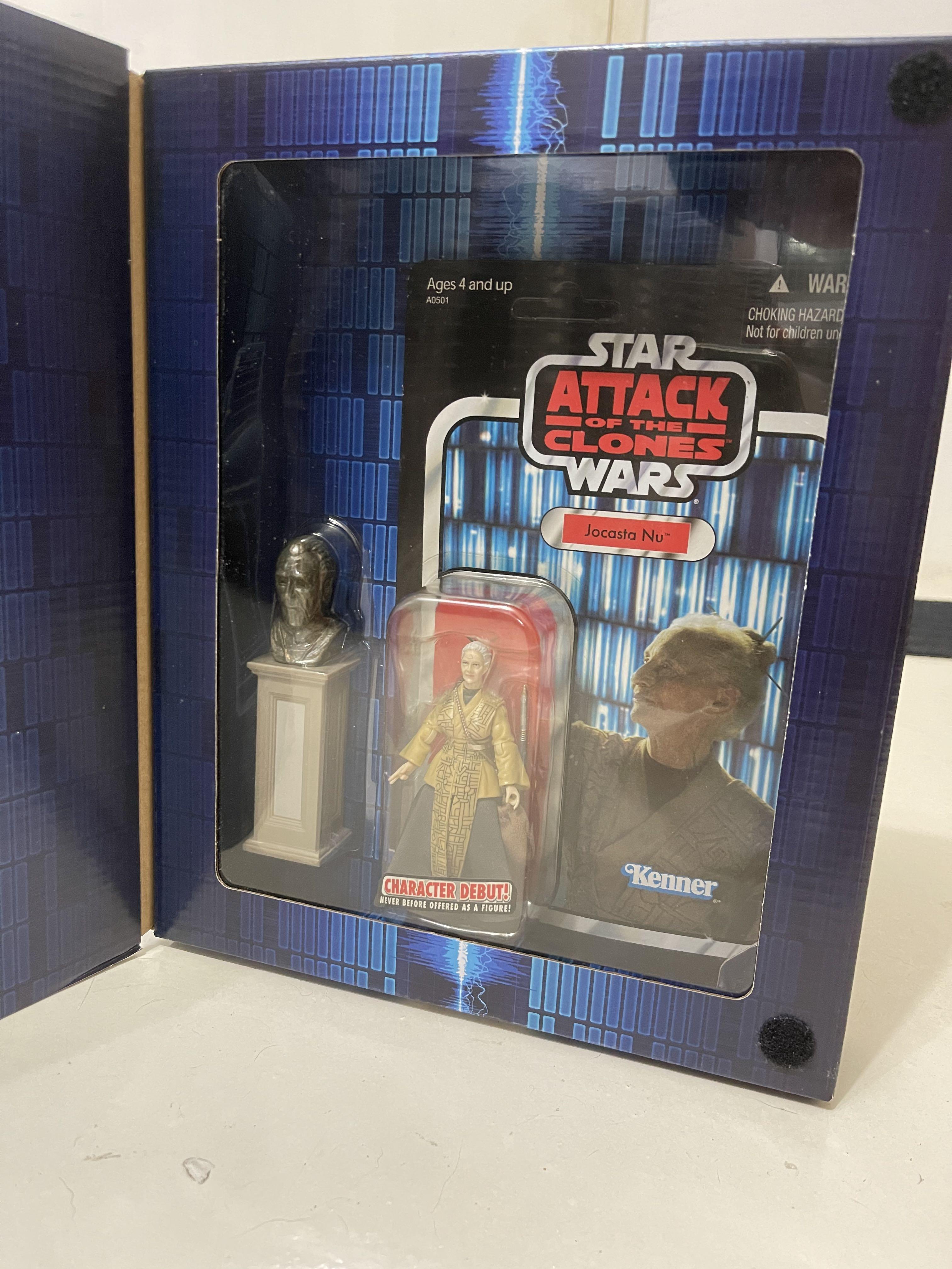 BRAND NEW SEALED IN BOX! GENUINE RETRO STAR WARS 'BUST-UP' FIGURES X 4 