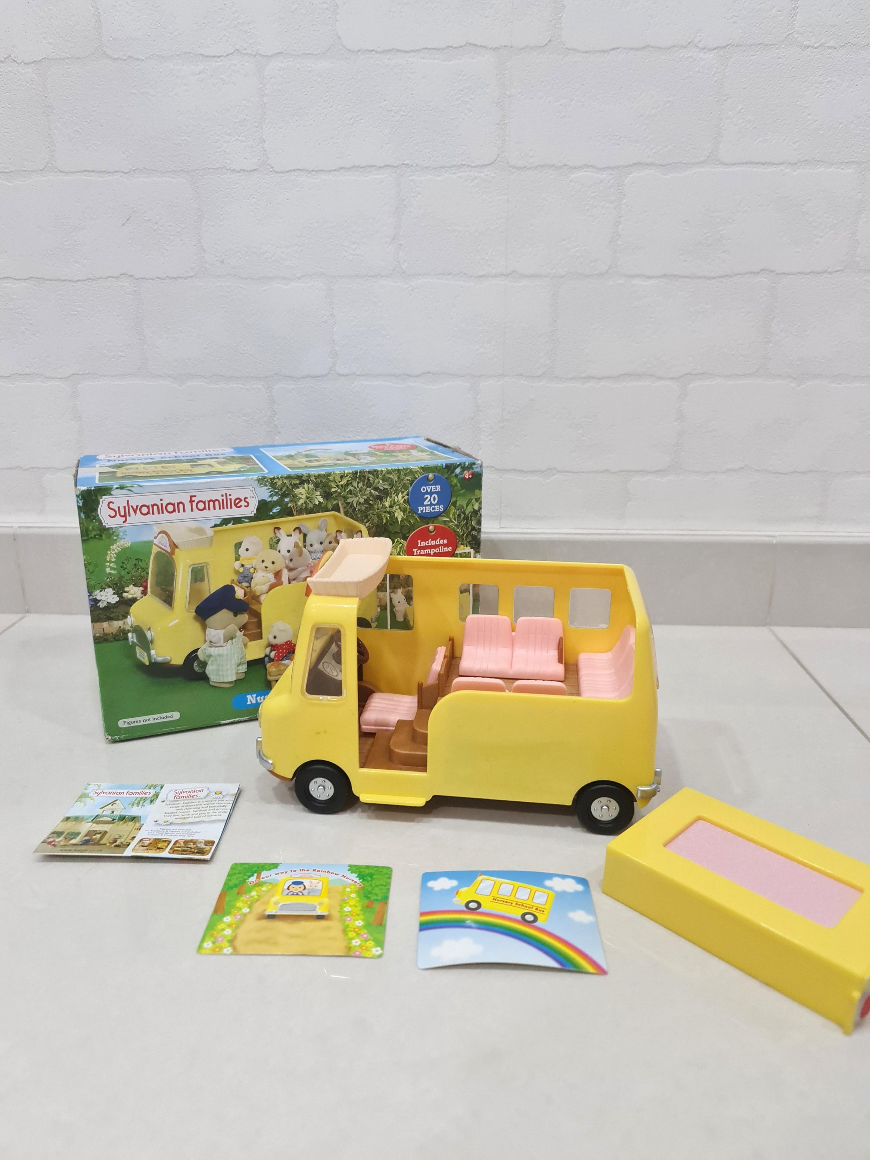 Sylvanian Families Nursery School Bus, Hobbies & Toys, Toys & Games on  Carousell