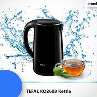 Tefal Safe'Tea electric kettle 1.7 L 2400 W Black Premium Stainless Steel Interior