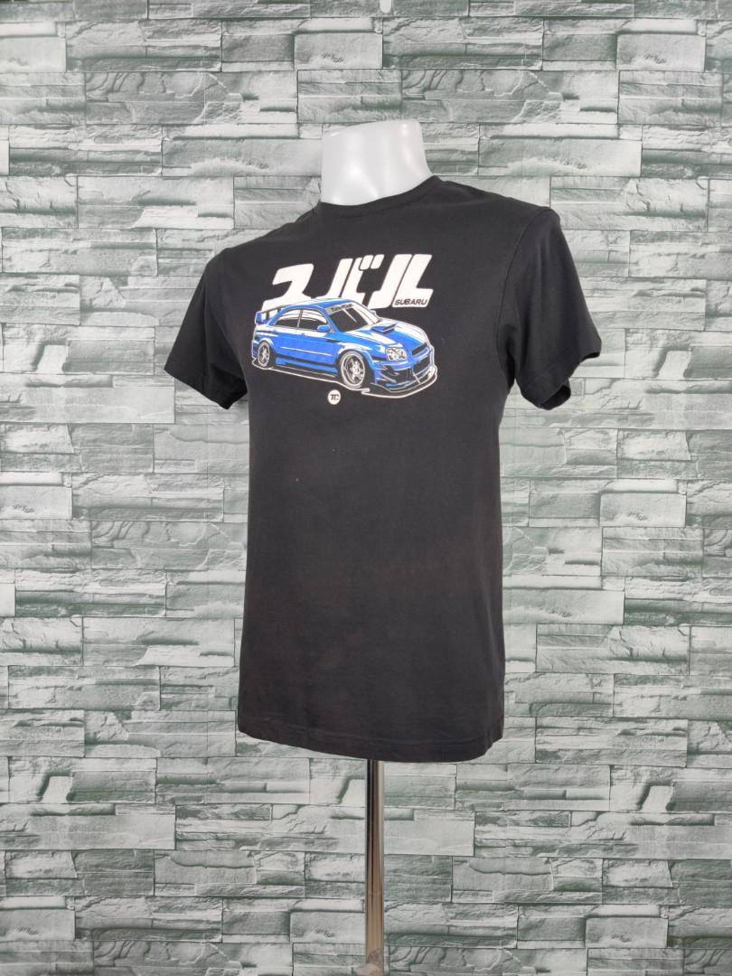 Tuner Cult Subaru WRX STI Black Shirt, Men's Fashion, Tops & Sets