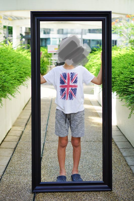 Very Large Wooden Picture Frame in Black, Furniture & Home Living, Home