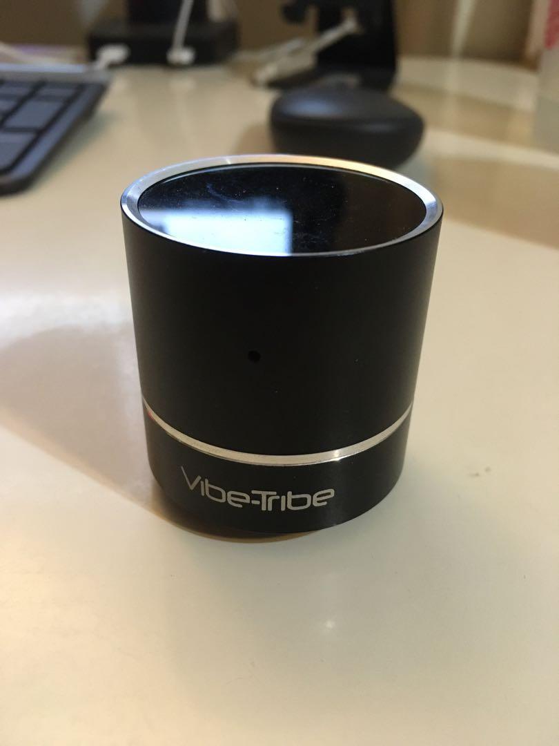 Vibe Tribe Troll Mini Black The Ultracompact Vibration Speaker 3 Watt Hands Free