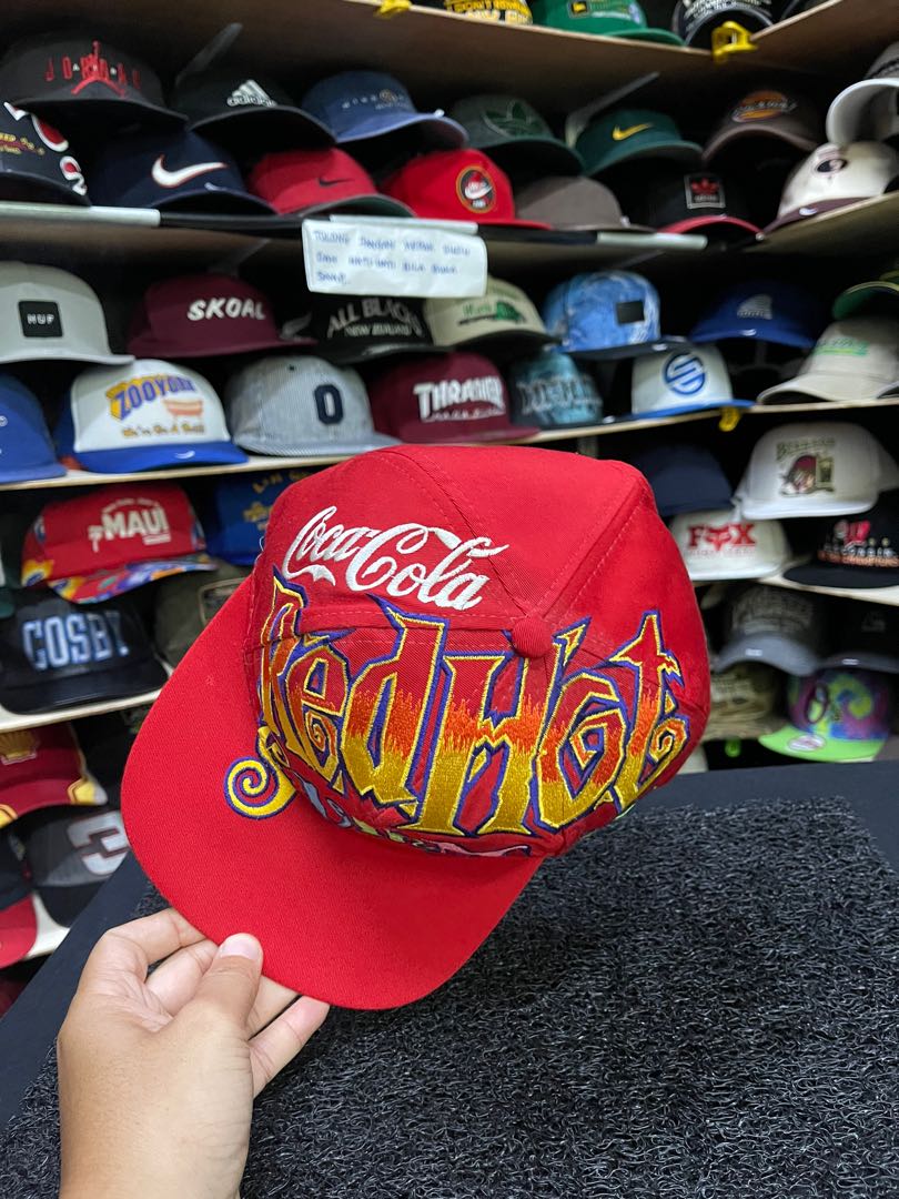 Red coke hat online