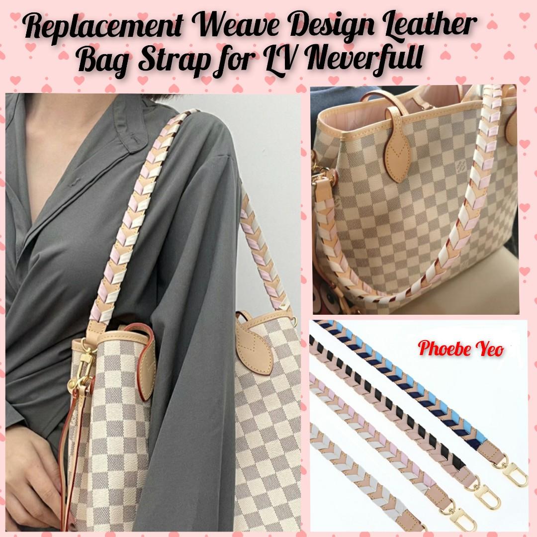 Replacement Leather Bag Strap for LV Neverfull, Luxury, Bags & Wallets on  Carousell