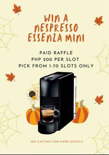 Win a Nespresso Essenza Mini + Coffee Pods