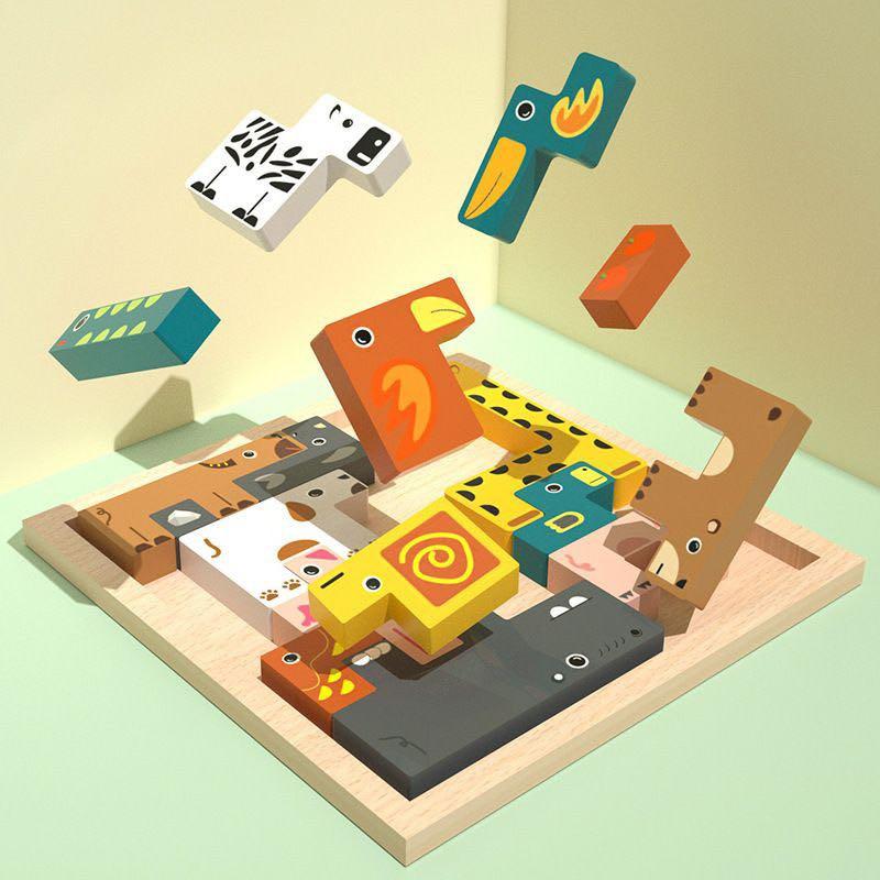 Wooden Tetris Puzzle (Category: Board Games & Puzzles) located in Quezon City. Submitted by tanyachoa (Listing ID 1120435505, Image 3). Description: 2 Variations: 🎈Transportation 🎈Animals.