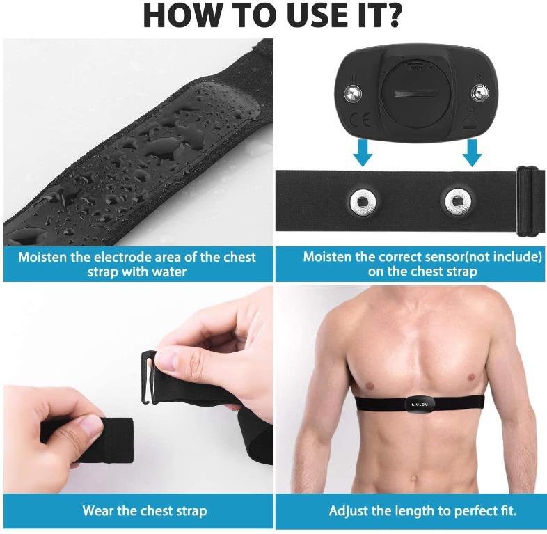 X5009 LIVLOV V3 Heart Rate Monitor Soft Strap Heart Rate Monitor