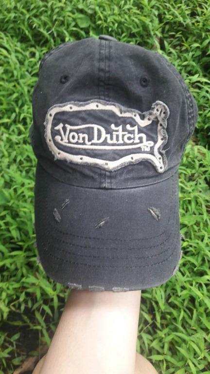 Vintage Black and White Von Dutch Cap / Von Dutch Cap / Von Dutch