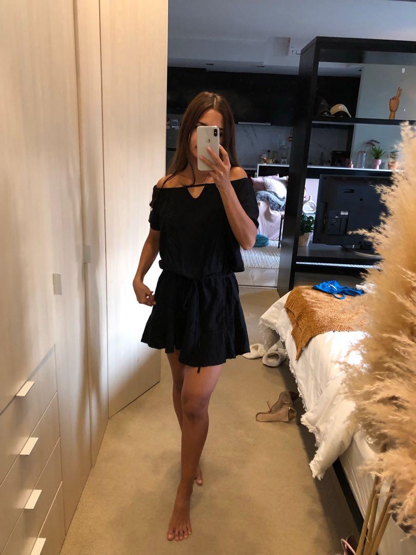 Zalora off shoulder dress deals