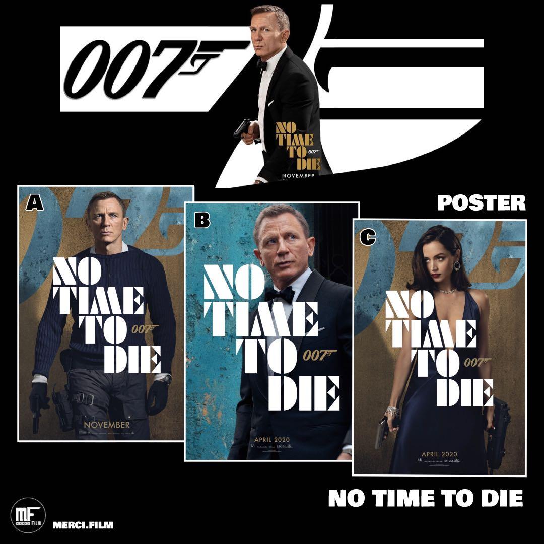 007生死有時電影海報✨ No Time To Die Movie Poster James Bond 007