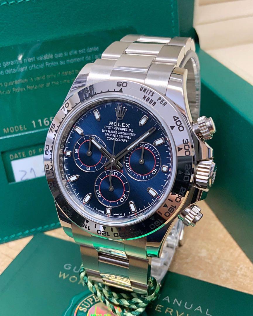 116509 blue dial