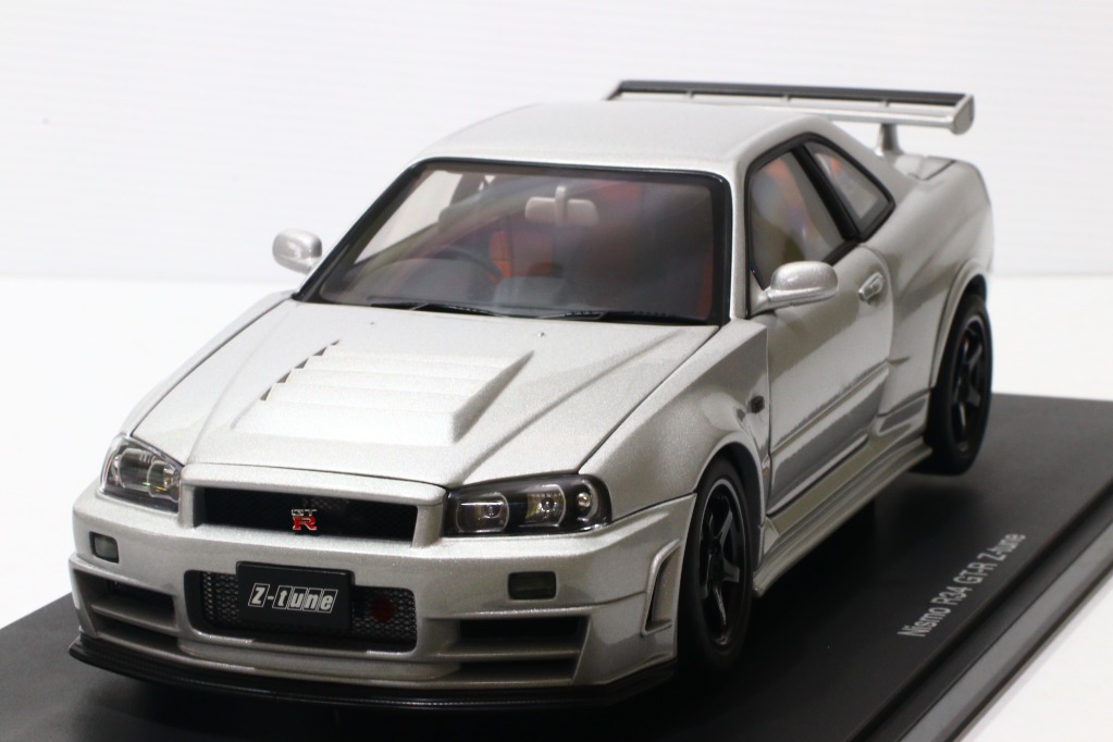 1/18 Autoart NISMO R34 GT-R Z-Tune Silver, Hobbies & Toys, Toys & Games ...