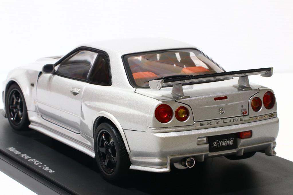 1/18 Autoart NISMO R34 GT-R Z-Tune Silver, Hobbies & Toys, Toys & Games ...