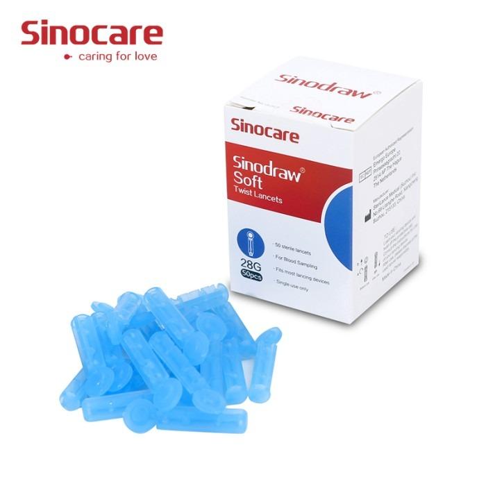 28G Sterile Disposable Lancets (needles for finger prick test), Health