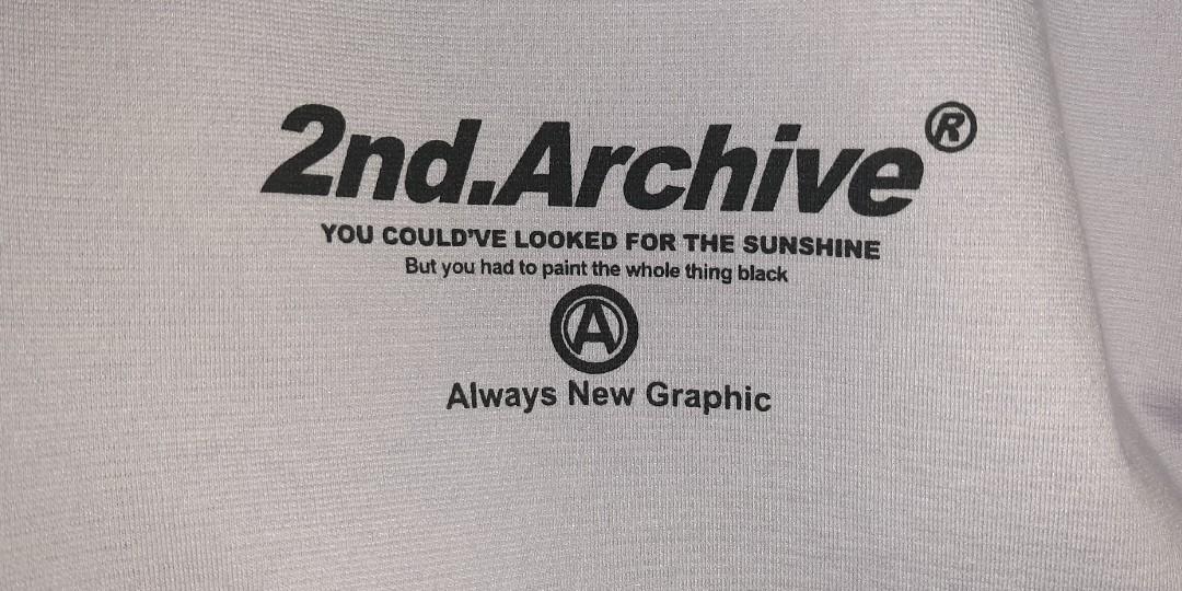 2nd Archive Korean Streetwear Tee, Men's Fashion, Tops & Sets, Tshirts