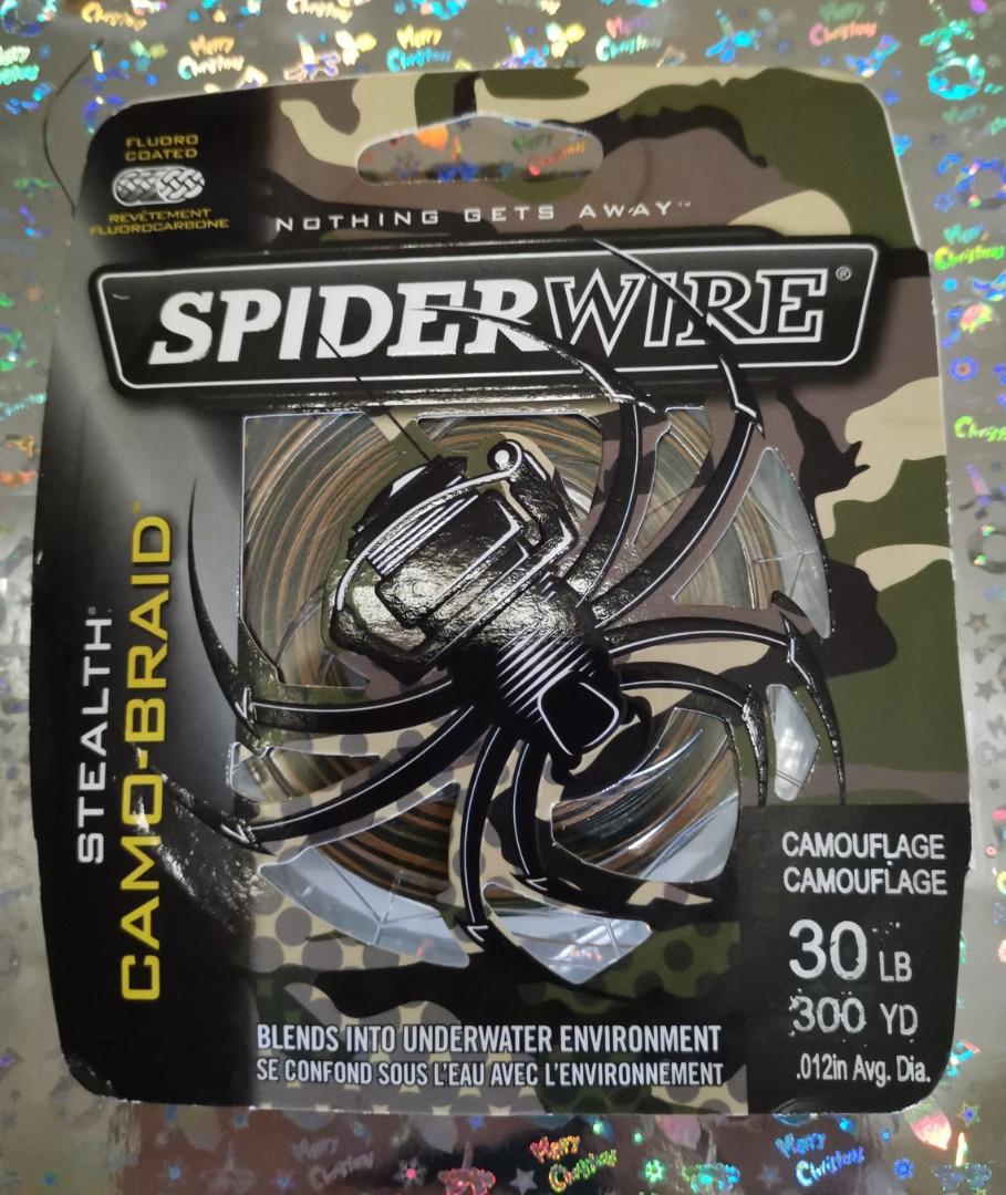 40 each Deal) Spiderwire Stealth Camo-braid (30lbs), Sports