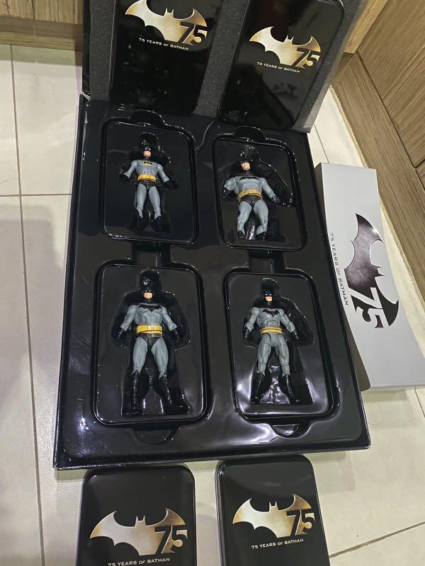 75 Years of Batman Action Figure Collector Set (Silver), Hobbies & Toys,  Memorabilia & Collectibles, Fan Merchandise on Carousell