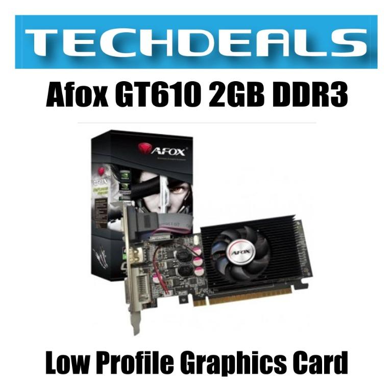 Afox GT610 2GB DDR3 Low Profile Graphics Card Computers Tech