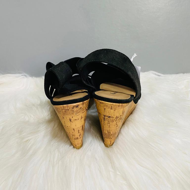 American Eagle Ryan Black Wedge Shoes Women s Fashion Footwear