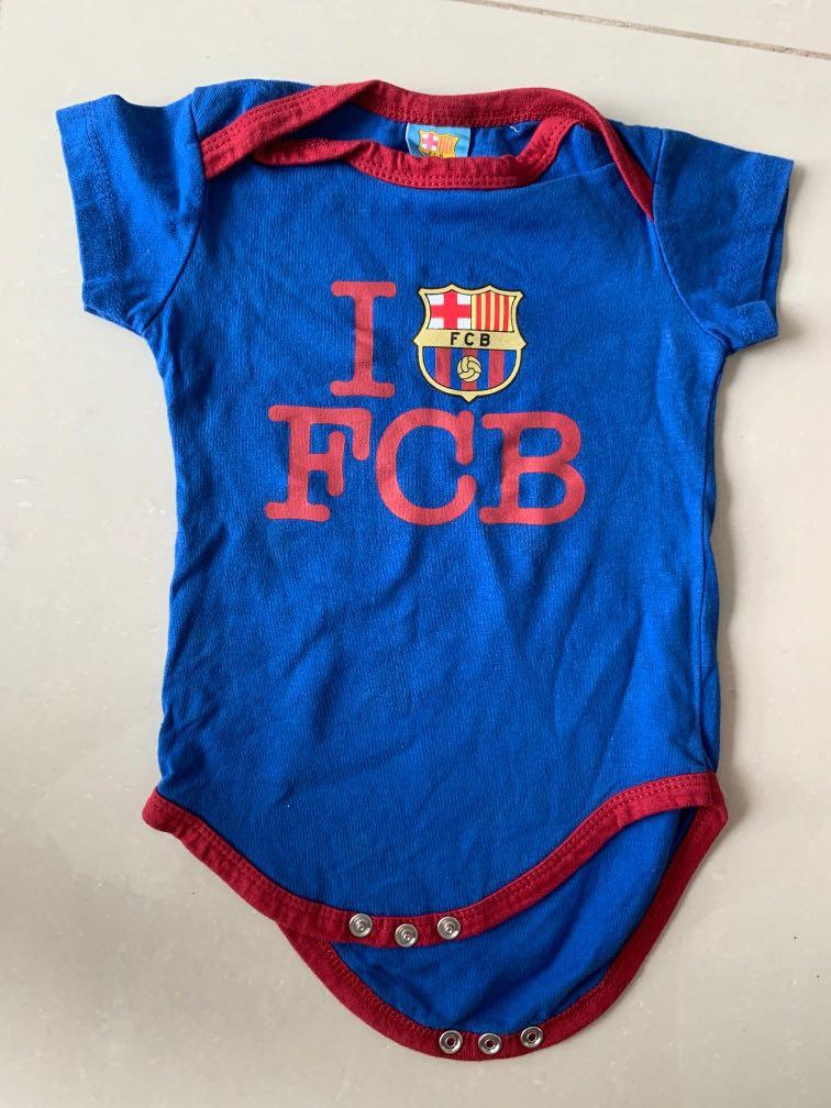 Baby newborn Romper soccer footbal jersey fc barcelona authentic