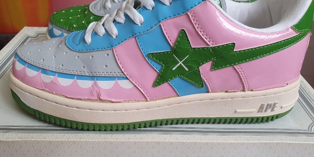 Bape kaws bapesta deals