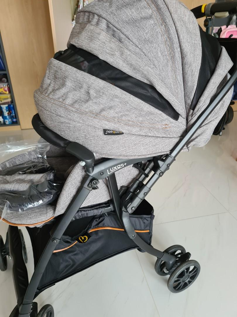 Bonbijou Luxos Luxos Plus Stroller in Denim Grey