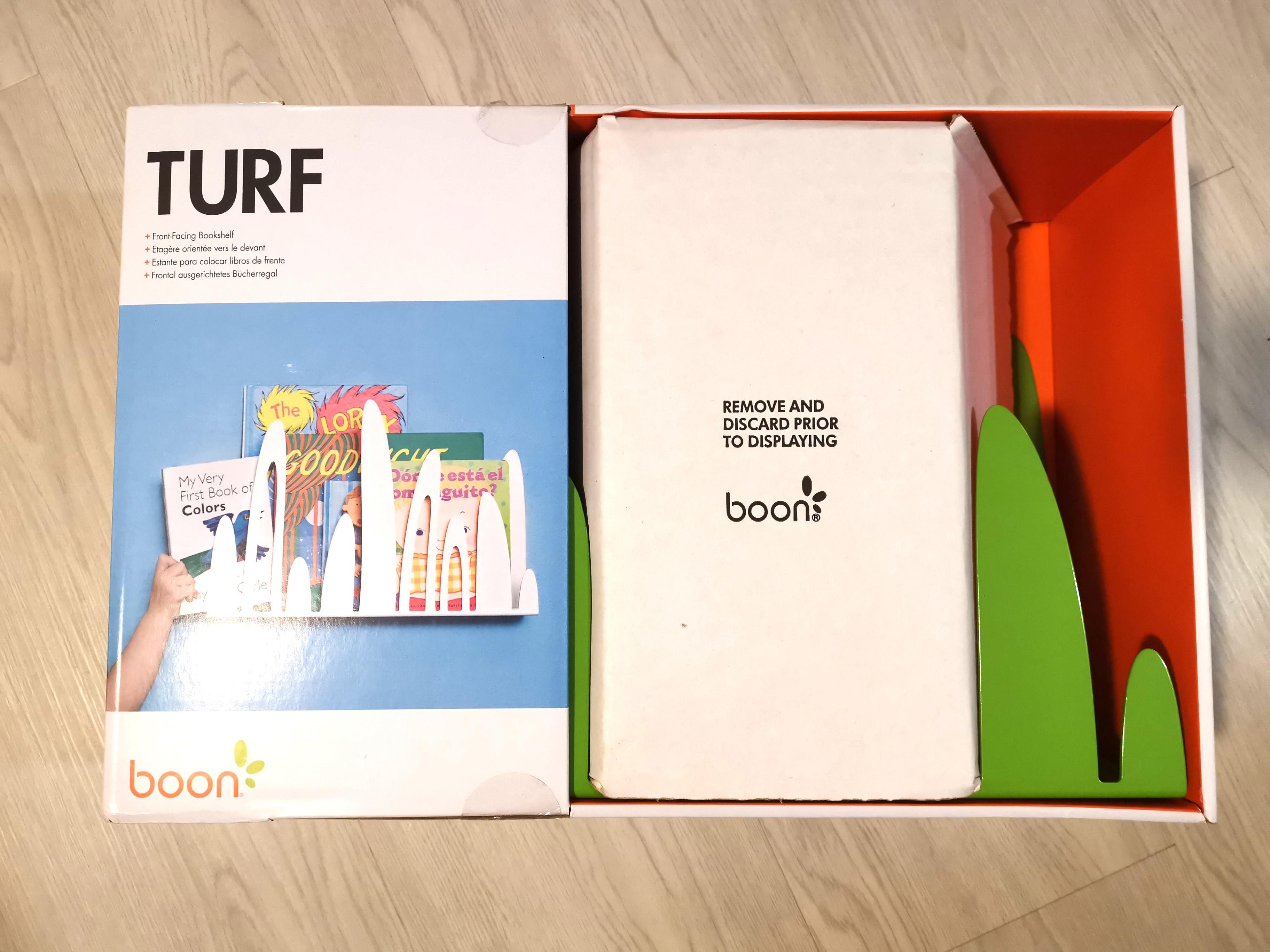 Brand New in Box Boon Turf Front Facing Bookshelf in Green Babies Kids Baby Nursery Kids Furniture Kids Wardrobes Storage on Carousell
