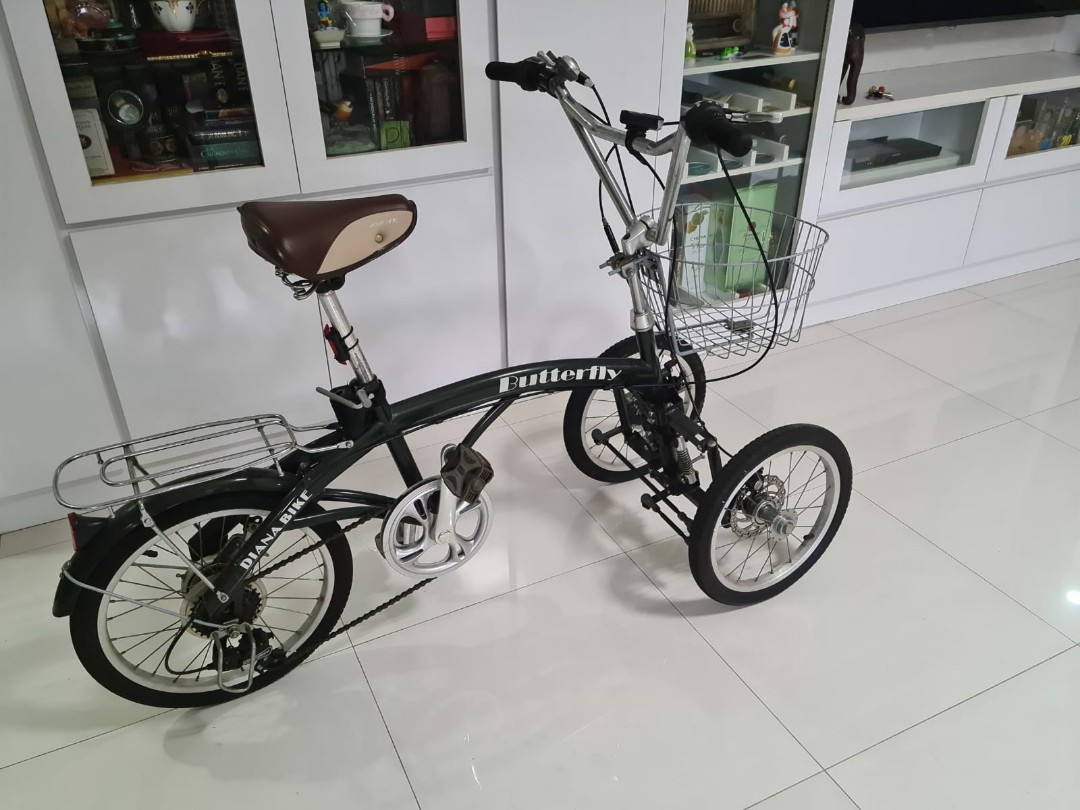 3 wheel bicycle cycle with basket 