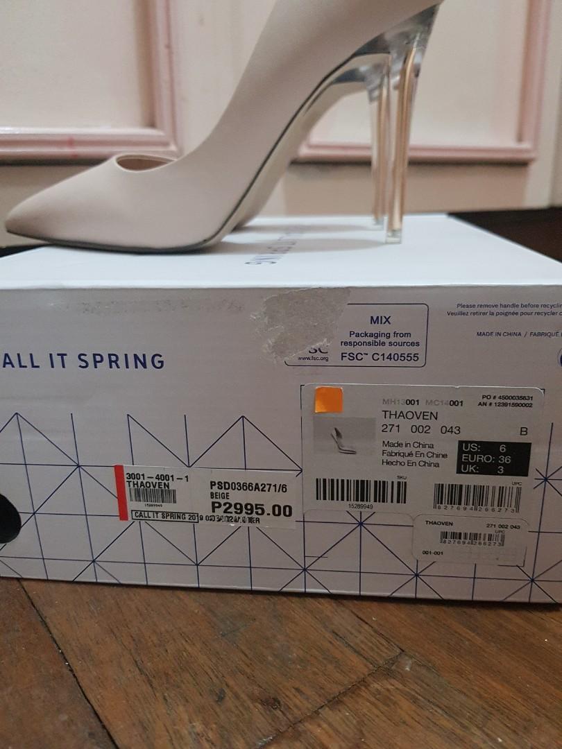 Call It Spring Nude Heels