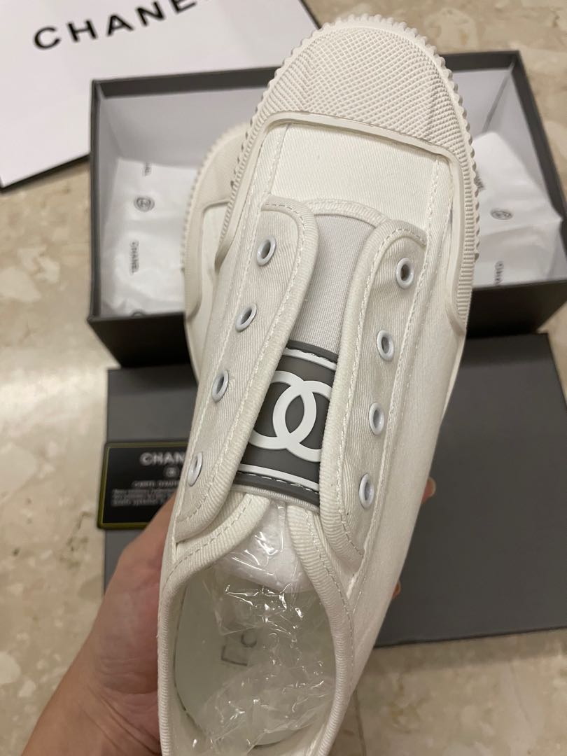 Chanel white deals sneakers price