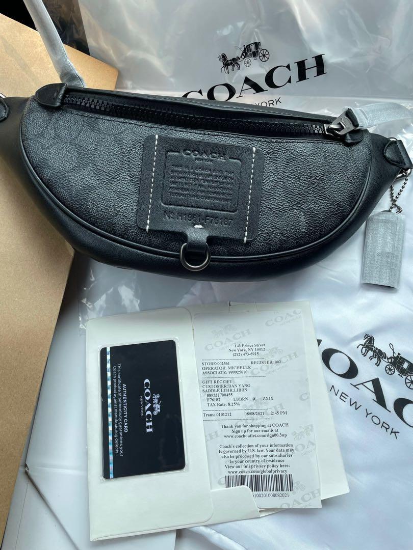 waist bolsa coach man original