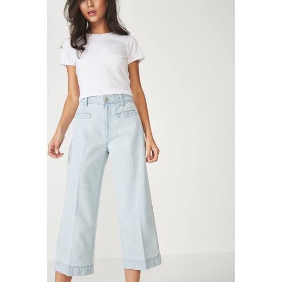 Cotton on mid wide crop top