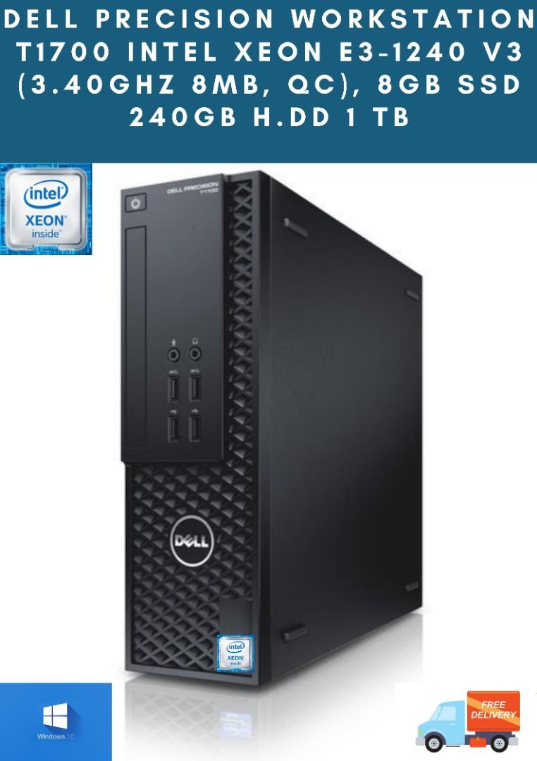 Dell Precision Workstation T1700 Intel Xeon E3-1240 v3 (3.40Ghz