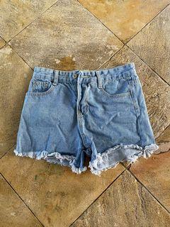 Denim High Waist Shorts